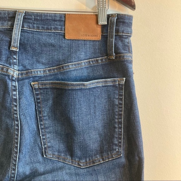 J CREW Sz  32 Curvy Toothpick Medium Wash Jeans - Picture 5 of 13